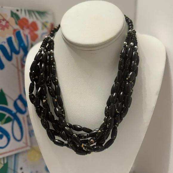 Minimal Necklace, Statement COLLAR, Thin Multilayered - Picture 5 of 11